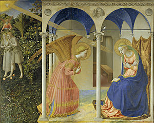 La Anunciación. Fra Angelico.